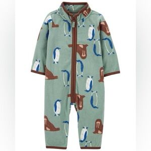 Carter’s Baby Penguin Fleece Jumpsuit